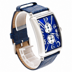 Franck Muller Long Island Master Banker 18K White Gold Watch